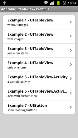android UItableView 03
